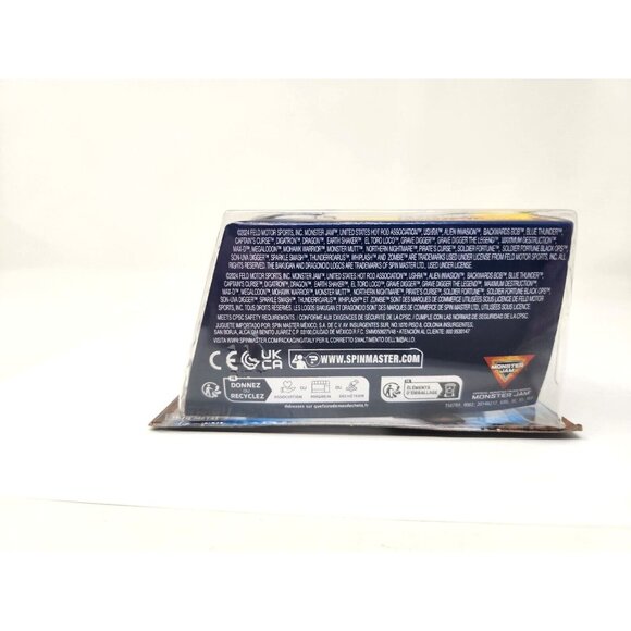 2024 Monster Jam Captain America Monster Truck 1:64 Marvel Series 2 (sm) - Picture 6 of 7